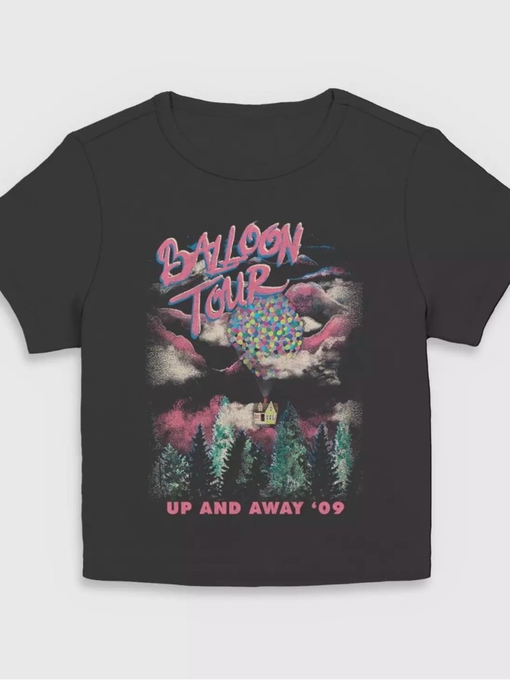 Balloon Tour 'Up and Away' Graphic Tee - Black